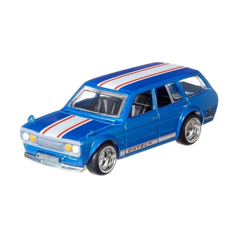 ミニカー Datsun Bluebird 510 Hot Wheels 71 Datsun Bluebird 510 Wagon 50 Anos Edicao